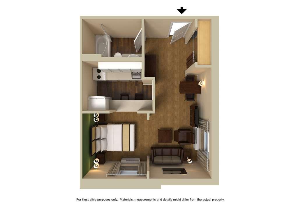 Hometowne Studios And Suites By Red Roof Greensboro Room photo